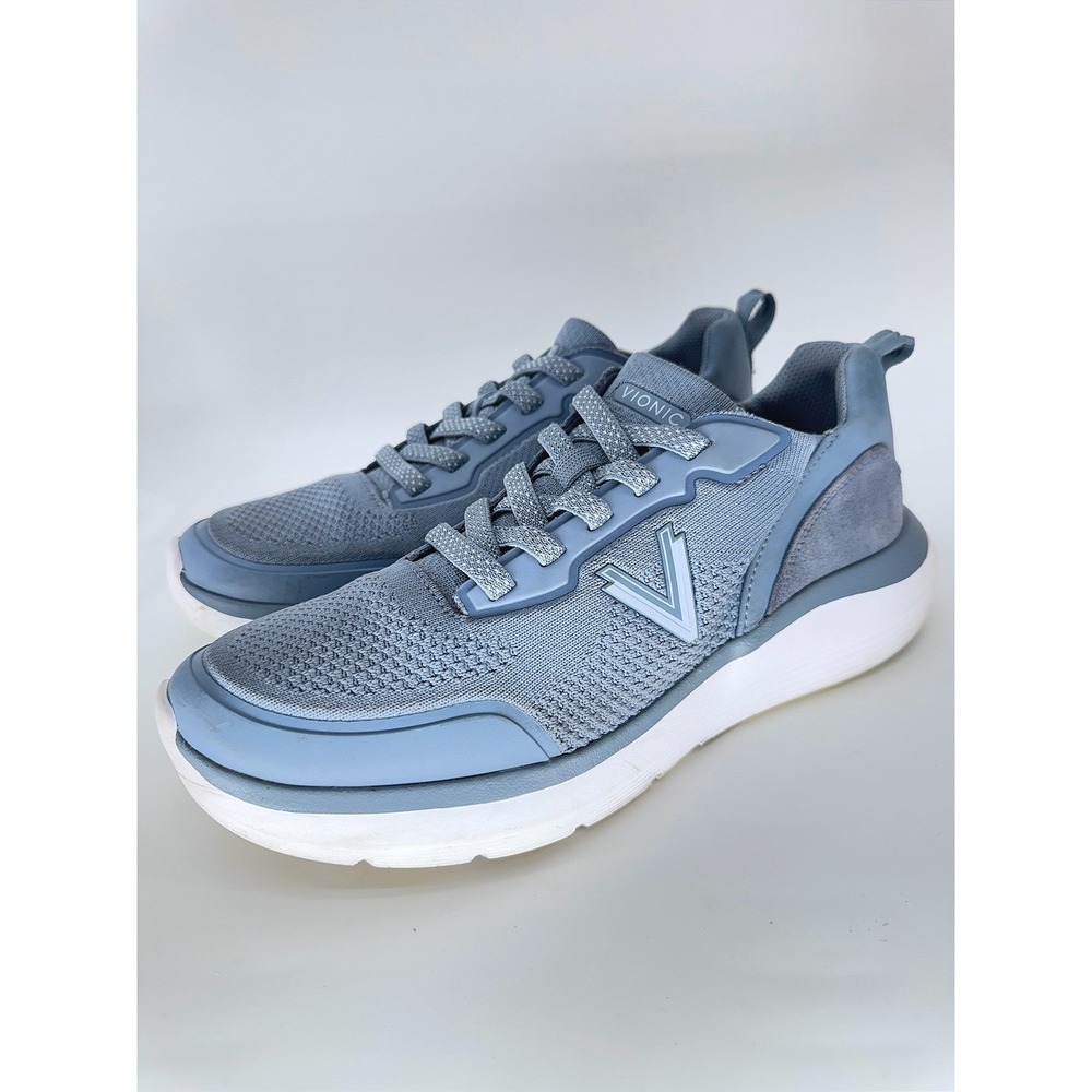 Vionic Hayward Walking Shoes Womens 9.5 Blue Athletic Sneakers Comfort